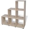 vidaXL Staircase Bookcase/Display Shelf 107 cm Oak