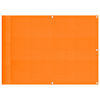 vidaXL Balcony Screen Orange 75x800 cm 100% Polyester Oxford