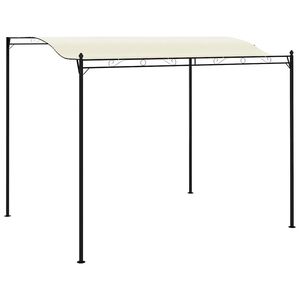 vidaXL Gazebo Fabric Cream White