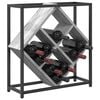 vidaXL Wine Rack Grey Sonoma 51 x 18 x 52.5 cm Engineered Wood