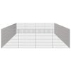 vidaXL Free Range Animal Enclosure 24-Panel 54x60 cm Galvanised Iron