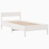 vidaXL Bed Frame without Mattress White 90x200 cm Solid Wood Pine
