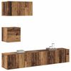 vidaXL TV Cabinet Set Wall-mounted 3 pcs Old Wood Engineered Wood