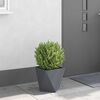 vidaXL Planter Anthracite 30 x 30 x 30 cm Steel