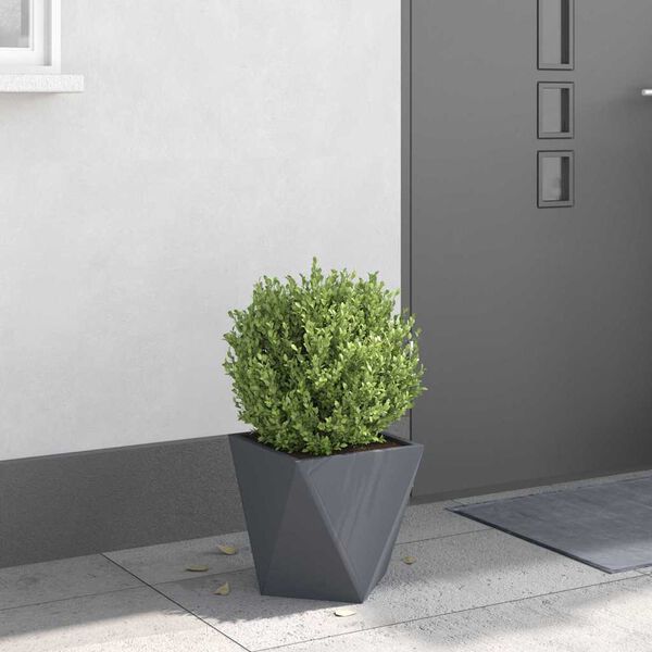 vidaXL Planter Anthracite 30 x 30 x 30 cm Steel