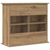 vidaXL Aquarium Stand Artisan Oak 81x36x73 cm Engineered Wood