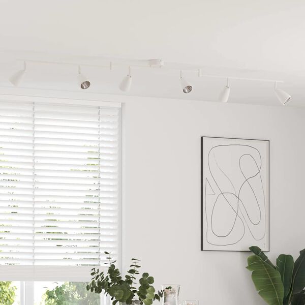 vidaXL Ceiling Spotlight White 176.5 x 12.5 x 13.5 cm Metal