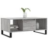 vidaXL Coffee Table Grey Sonoma 90x50x36.5 cm Engineered Wood