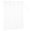 vidaXL Window Blind with Curtains Manual White Aluminium