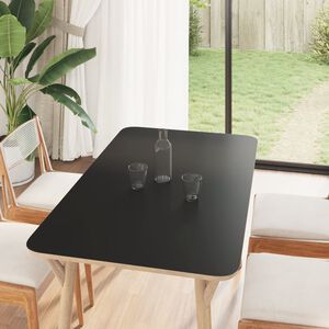 vidaXL Furniture Sticker Self-Adhesive Matte Black 90x500 cm PVC