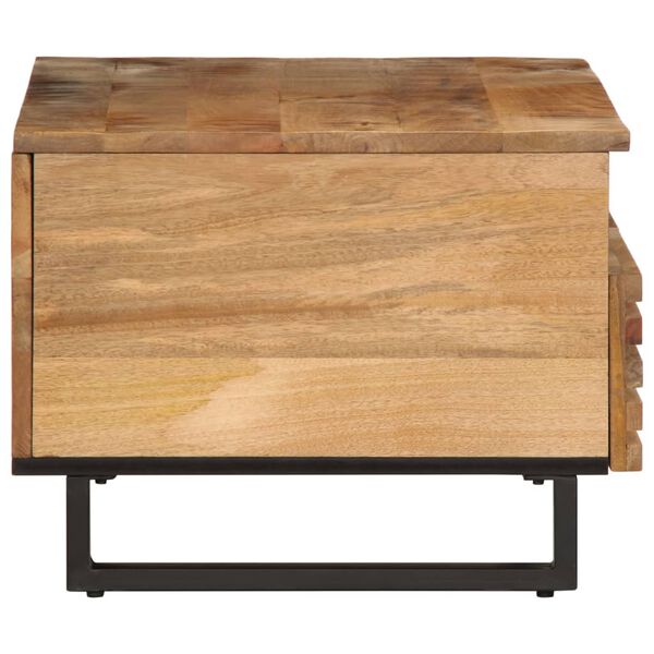 vidaXL Coffee Table 80x55x40 cm Solid Wood Rough Mango