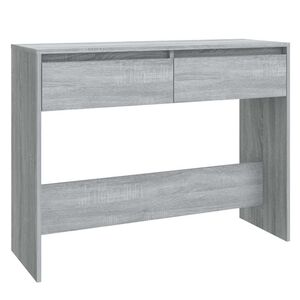vidaXL Console Table Grey Sonoma 100x35x76,5 cm Engineered Wood