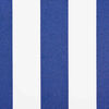 vidaXL Retractable Awning Blue and White 3.5x2.5 m Fabric and Aluminium