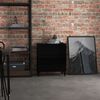 vidaXL Sideboard High Gloss Black 60x35x69 cm Engineered Wood