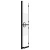 vidaXL Foldable Walk-in Shower Wall Half Frosted ESG Glass 120x190 cm