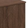 vidaXL Bathroom Furniture Set 3 pcs Brown oak Engineered wood