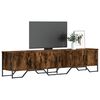 vidaXL TV Cabinet Smoked Oak 180x34x41 cm Engineered Wood