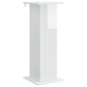 vidaXL Plant Stand High Gloss White 30.5 x 30 x 80.5 cm