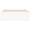 vidaXL Bed Frame with Drawers without Mattress White 90x190 cm Single