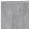 vidaXL 5 Piece TV Wall Units Concrete Grey Engineered Wood