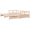 vidaXL Daybed without Mattress 80x200 cm Solid Wood Pine