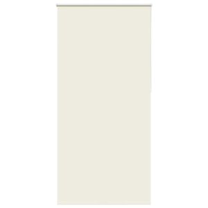 vidaXL Roller Blind Blackout Off White 105x230 cm Fabric Width 100.7 cm Polyester