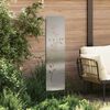 vidaXL Garden Privacy Screen Silver 32 x 140 cm Galvanised steel