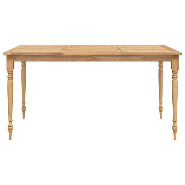 vidaXL Batavia Table 85x85x75 cm Solid Wood Teak