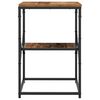 vidaXL Side Table Old Wood 41 x 40 x 60 cm Engineered Wood and Steel