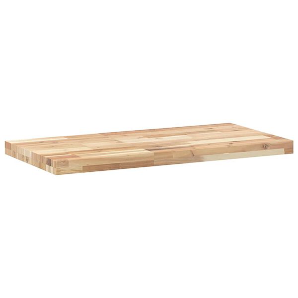 vidaXL Floating Shelf 80x40x4 cm Untreated Solid Wood Acacia