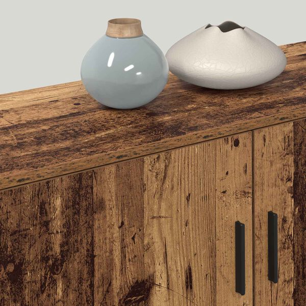 vidaXL Wall-mounted TV Cabinet Set 2 pcs Old Wood 100 x 34.5 x 40 cm