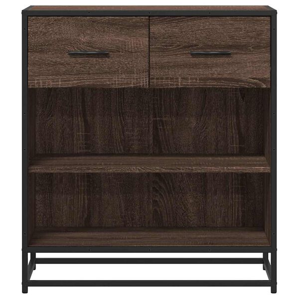 vidaXL Sideboard Brown Oak 68x35x76 cm Engineered Wood