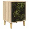 vidaXL Bedside Cabinet ELBURG Sonoma Oak 36 x 33 x 50 cm