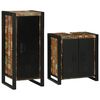 vidaXL Bathroom Furniture Set 2 pcs Multicolour Solid Reclaimed Wood