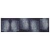vidaXL Kitchen Rug Blue Shade 150 x 45 cm 100% Polyamide Washable