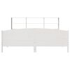 vidaXL Bookcase Bed without Mattress White 180x200 cm Super King Solid Wood Pine