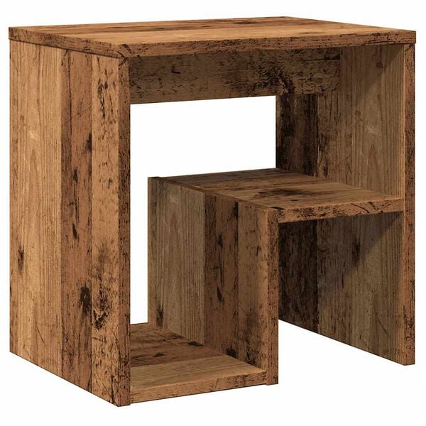 vidaXL Bedside Cabinets 2 pcs Old Wood 40x30x40 cm Engineered Wood