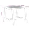 vidaXL 3 Piece Garden Dining Set Solid Acacia Wood