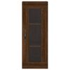 vidaXL Wall Mounted Cabinet Brown Oak 34.5x34x90 cm