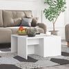 vidaXL Coffee Tables 4 pcs White 33x33x33 cm Engineered Wood