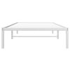 vidaXL Metal Bed Frame without Mattress White 100x200cm