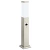 vidaXL Bollard Lights with Sensor 3 pcs 50 cm Stainless Steel IP44