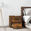 vidaXL Bedside Cabinet Smoked Oak 50x39x47 cm