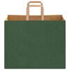 vidaXL Paper Bags 50 pcs with Handles Green 32x22x24 cm