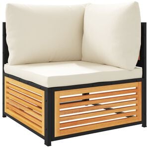 vidaXL Garden Sofa | Cream white