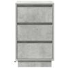 vidaXL Bedside Cabinet Concrete Grey 39 x 34.5 x 65 cm Engineered wood