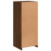 vidaXL Sideboard with LED Lights Brown Oak 41x37x100 cm