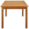 vidaXL Garden Table 200x90x74 cm Solid Acacia Wood