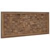 vidaXL Headboard Wall-mounted Natural 100 cm Solid Teak Wood