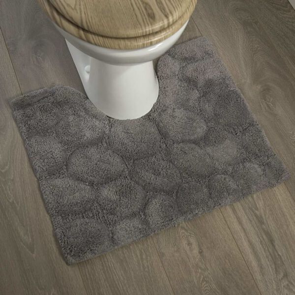 Sealskin Pedestal Mat Pebbles Cotton 50x60 cm Grey